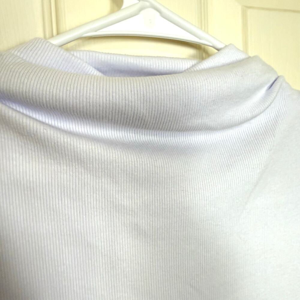 Michael Stars Iolanda White Midi Dress Sleeveless Ribbed Bodycon Minimalist SML - Picture 4 of 6